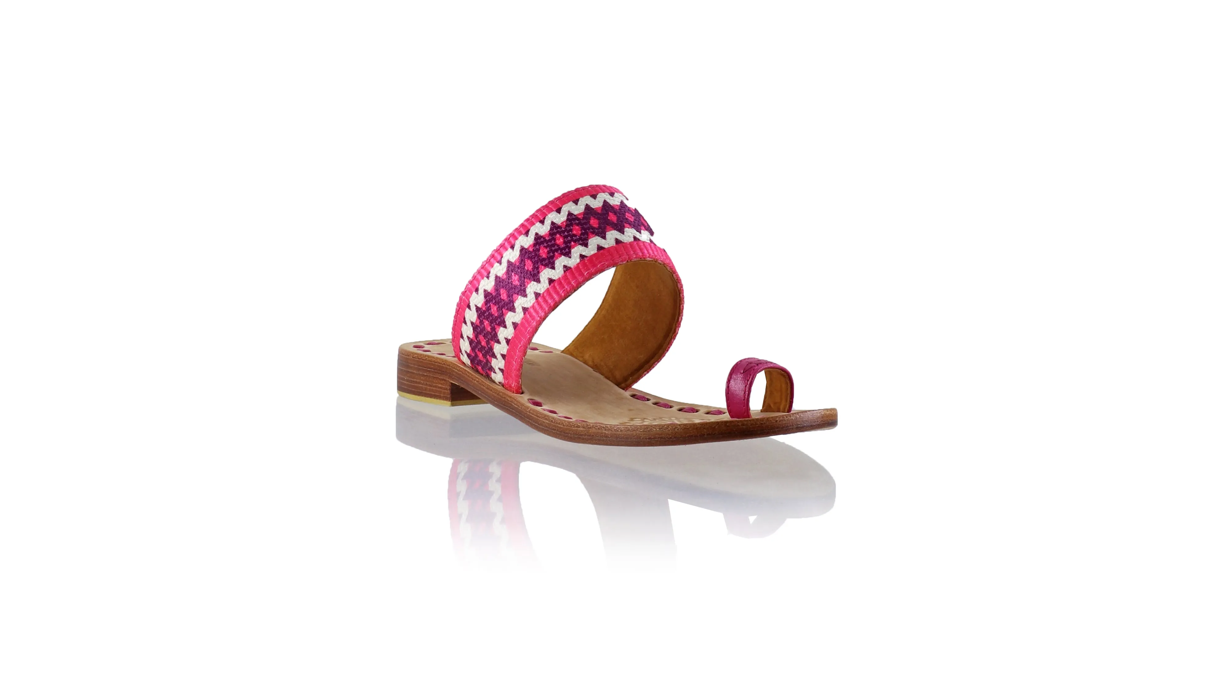 Arini 20mm - Fuschia & Fuschia Diamond Ribbon