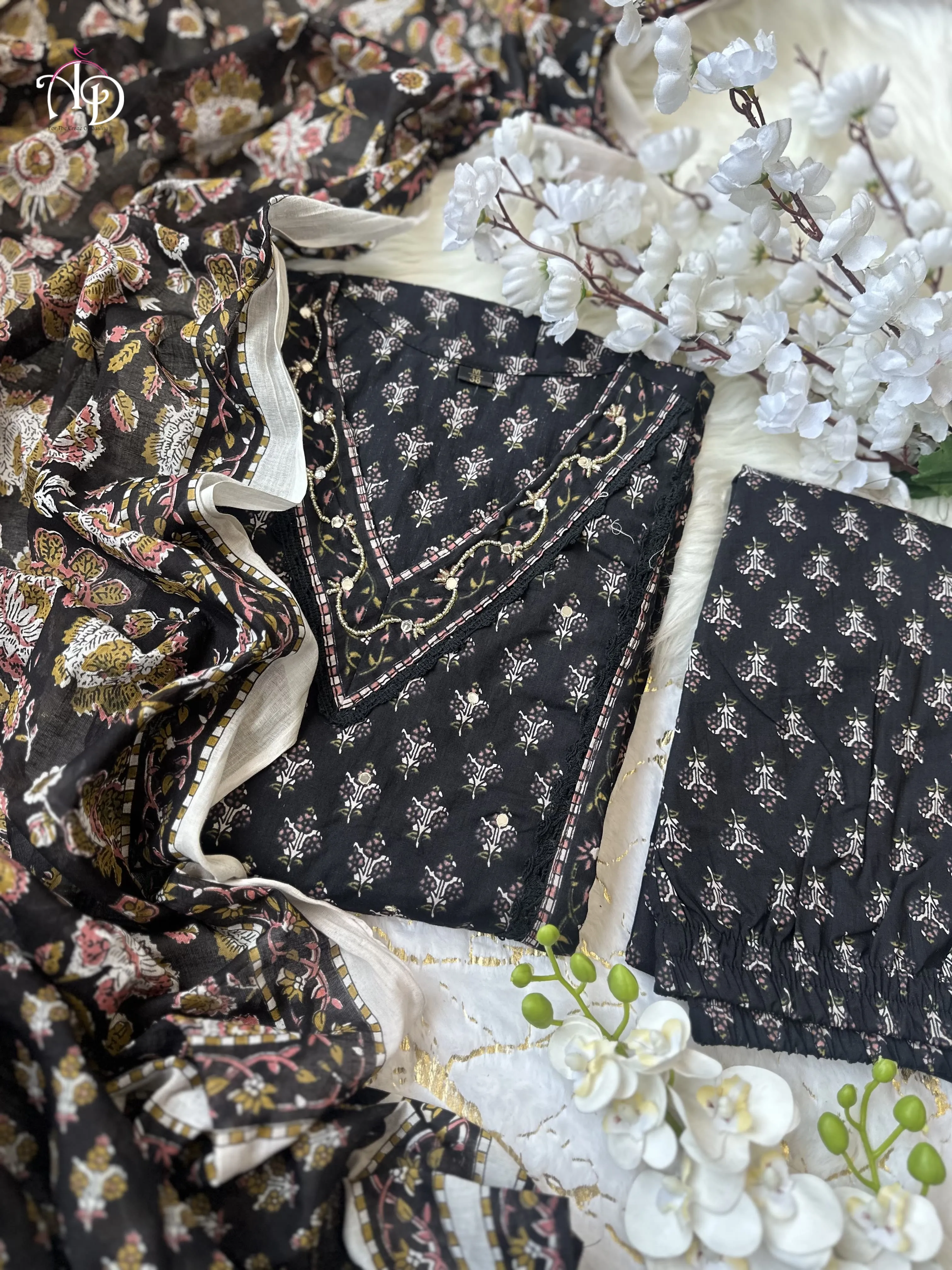 Beautiful Designer Party Wear Afghani Special Cotton Salwar Suit
