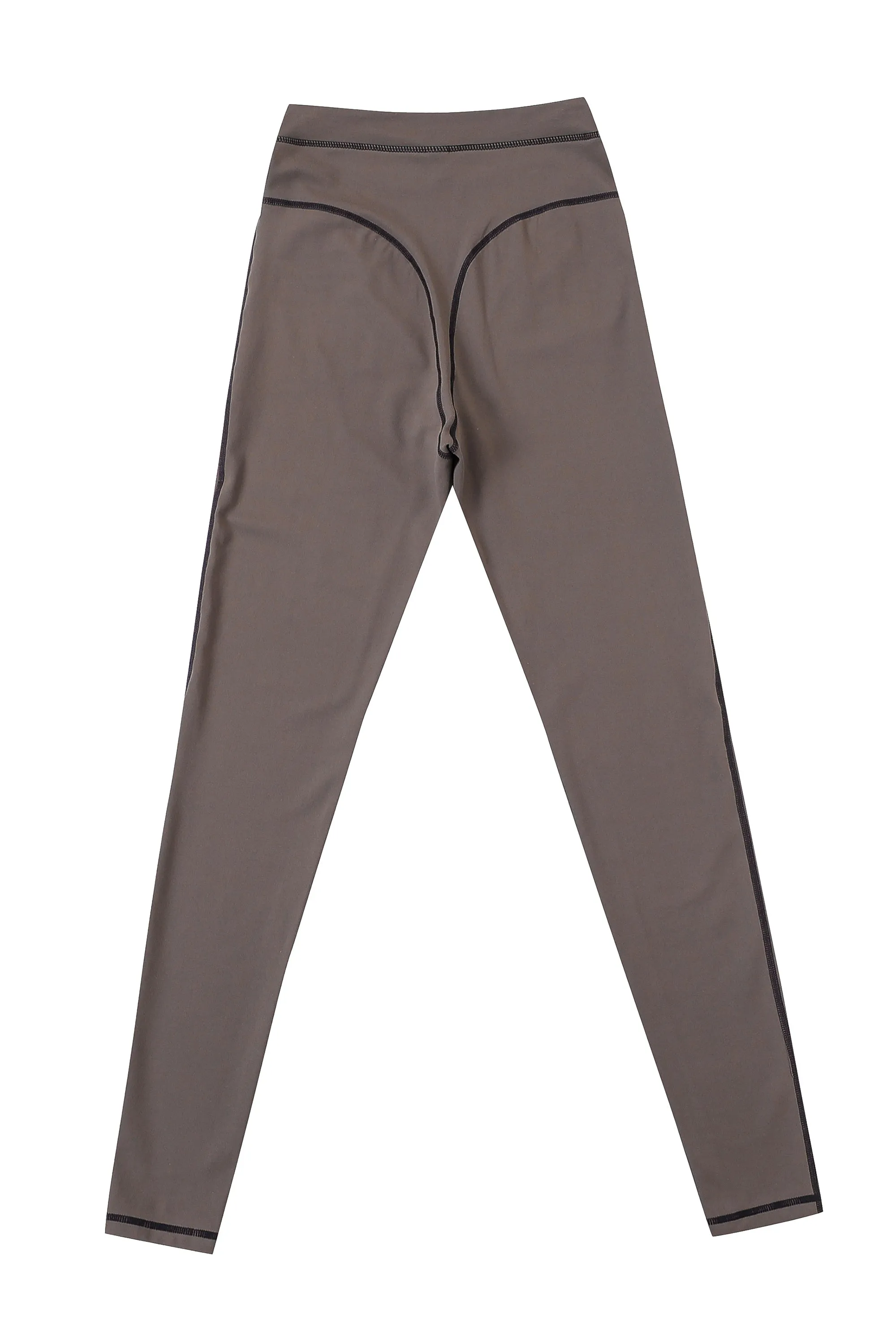 Brown Thong Yoga Leggings