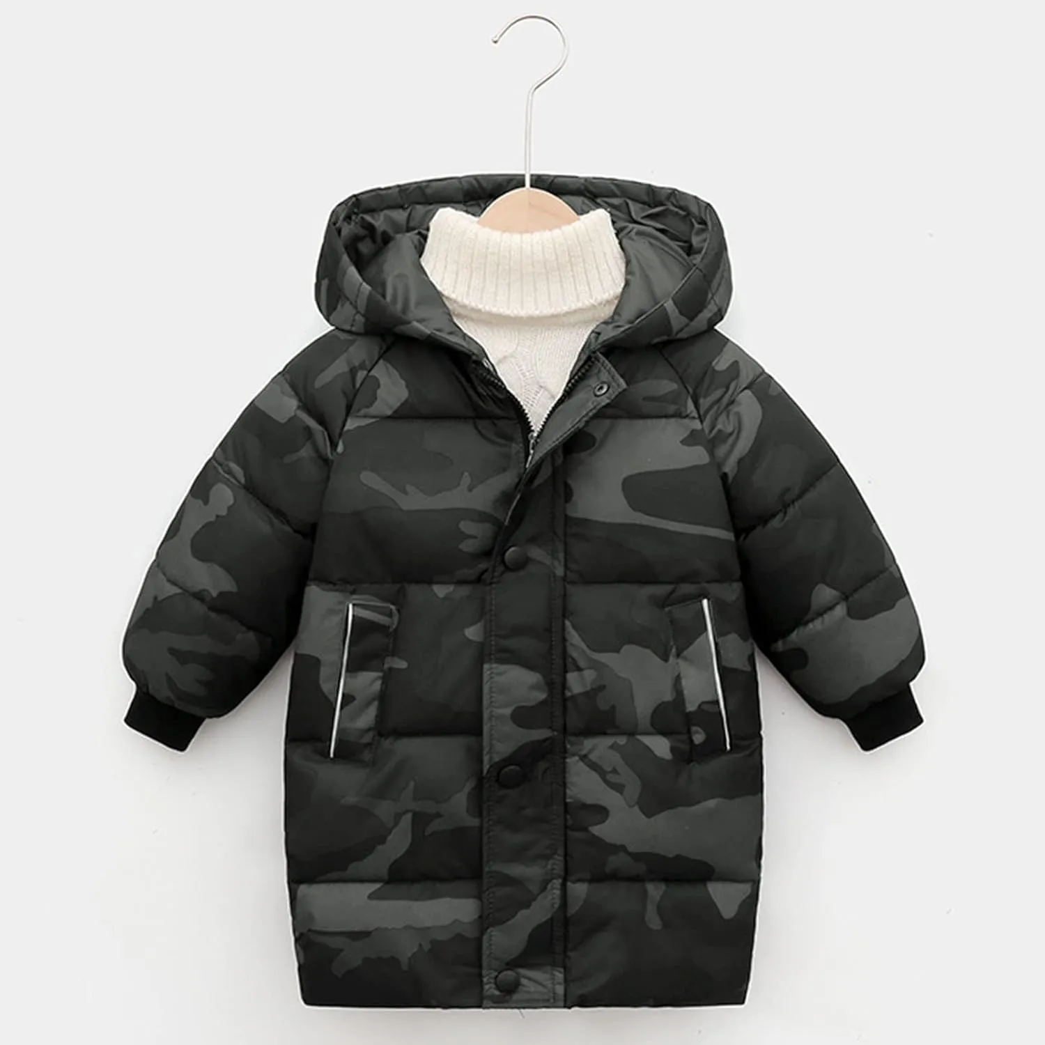 Girls Boys Winter Outerwear Hooded Down Coat Packable Lightweight Warm Puffer Down Jacket with F𝘂r Boy Jackets Size 67