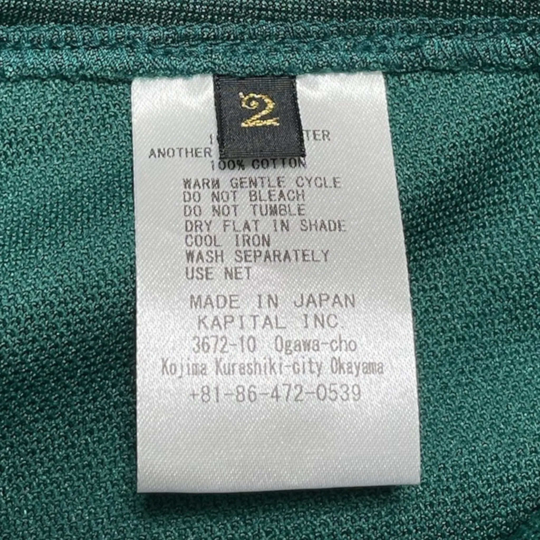 Kapital Stuntman Track Pants Green