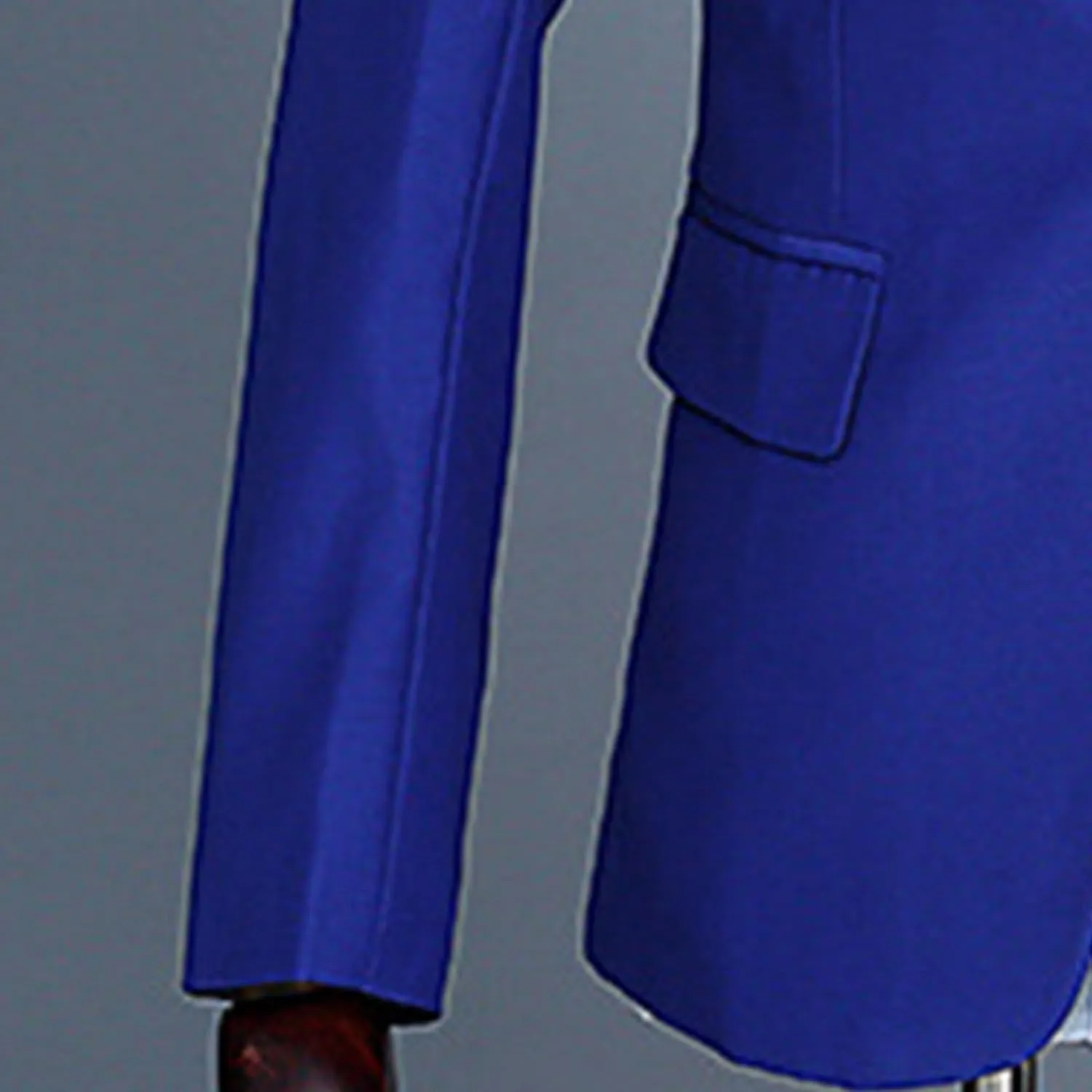 Maiyifu-GJ Mens Slim Fit 3 Piece Suit Casual Solid One Button Blazer Jacket Vest Pants Set Wedding Business Prom Suits