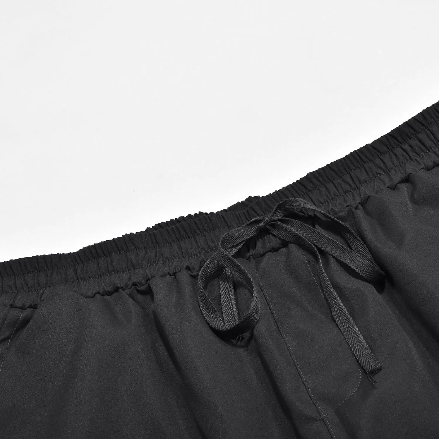 Mens Pants Joggers with Pockets, Casual Solid Sweatpants, Drawstring Pants, Track Jogging Outdoor Cargo Pants
