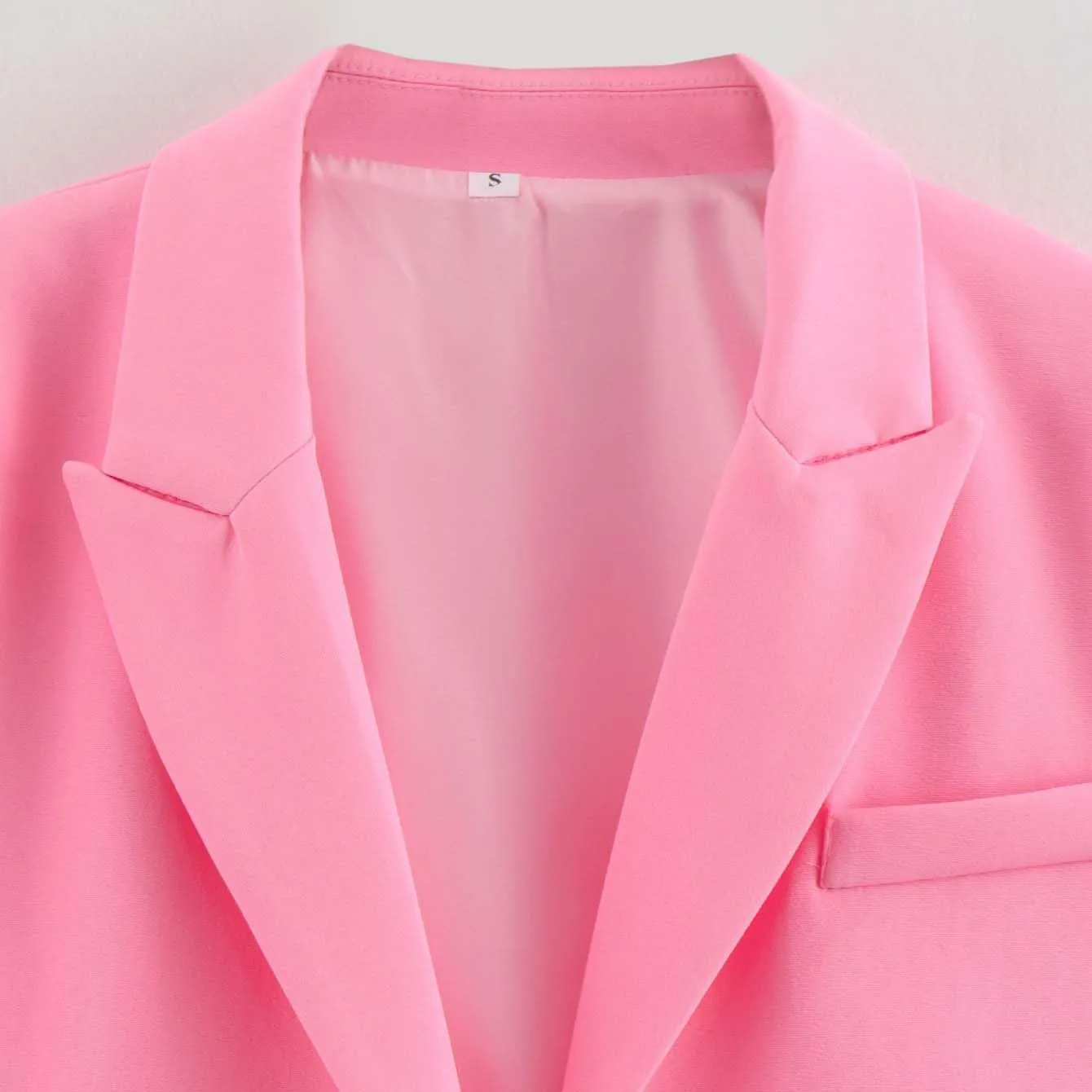 Women Cropped Blazer Petite Blazer Dressy Casual Fall Business Work Blazer Jackets Lightweight Slim Fit Office Attire
