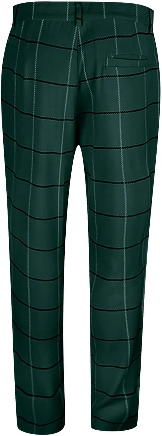Ymosrh Men's Pants Slim Fit Dress Pants Fashion Skinny Stretch Casual Business Pants Golf, S-3XL