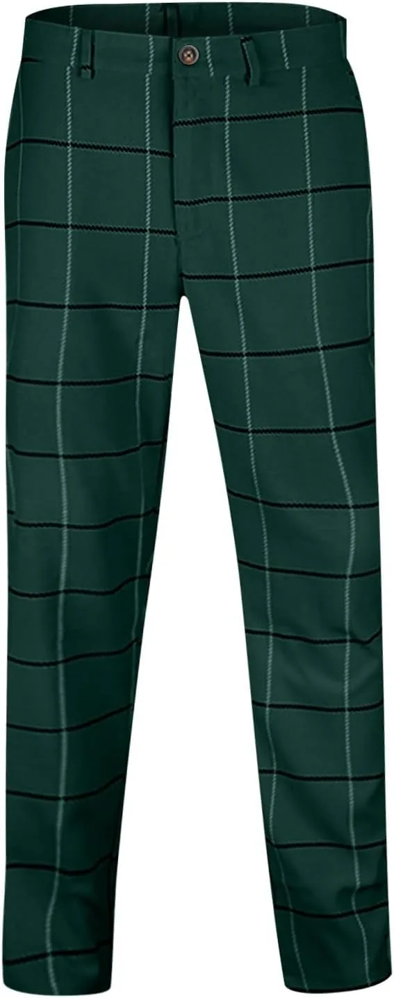 Ymosrh Men's Pants Slim Fit Dress Pants Fashion Skinny Stretch Casual Business Pants Golf, S-3XL